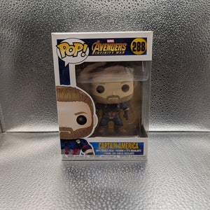 FUNKO Pop Vinyl Captain America Marvel #288 FRENLY BRICKS - Open 7 Days