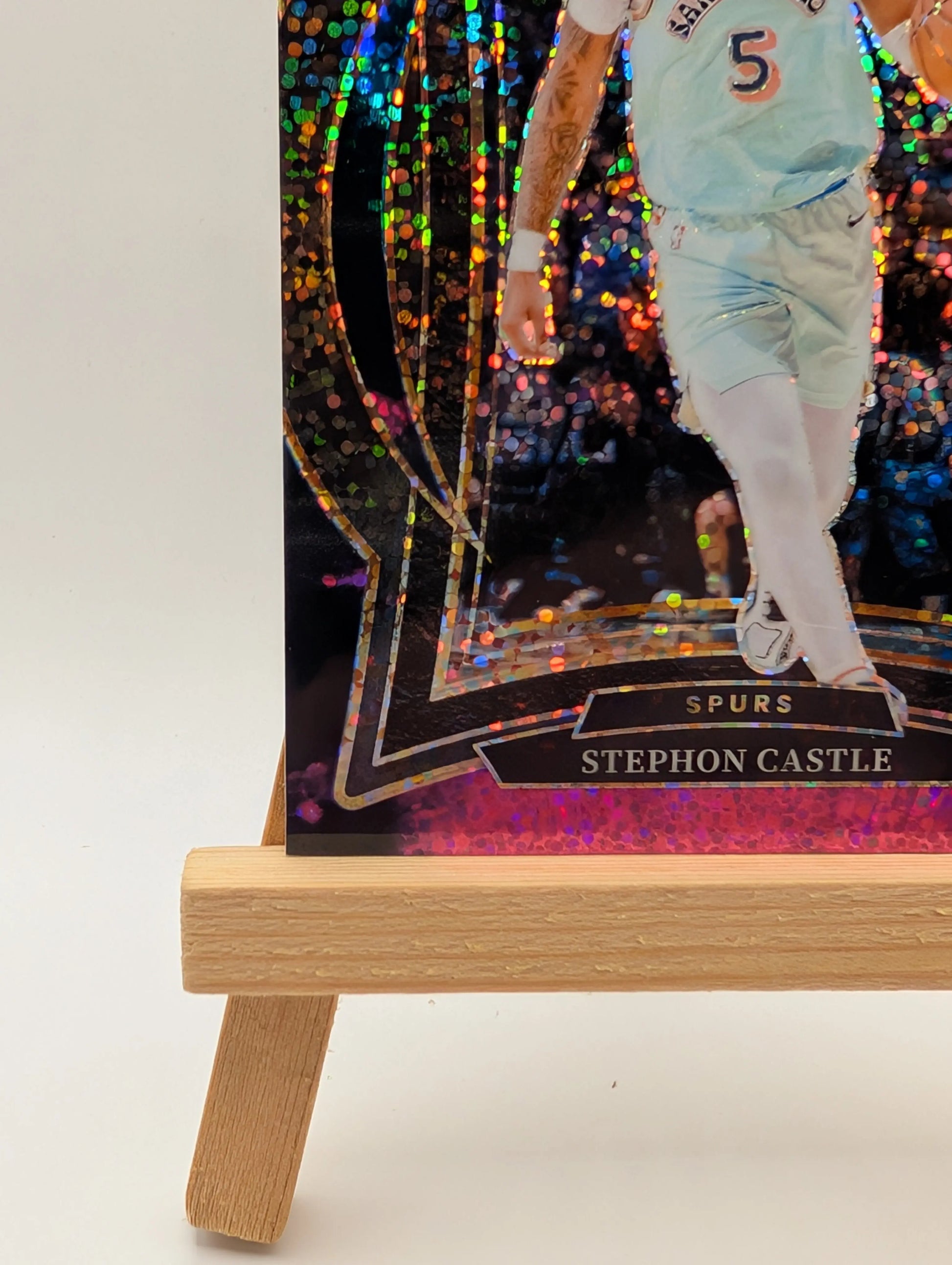 2024-25 Panini Select Concourse Stephon Castle #72 Cosmic Prizm (RC) Spurs FRENLY BRICKS - Open 7 Days
