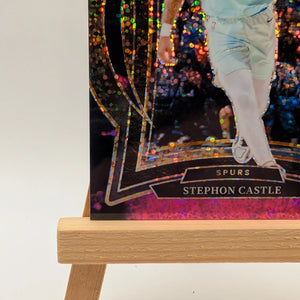 2024-25 Panini Select Concourse Stephon Castle #72 Cosmic Prizm (RC) Spurs FRENLY BRICKS - Open 7 Days