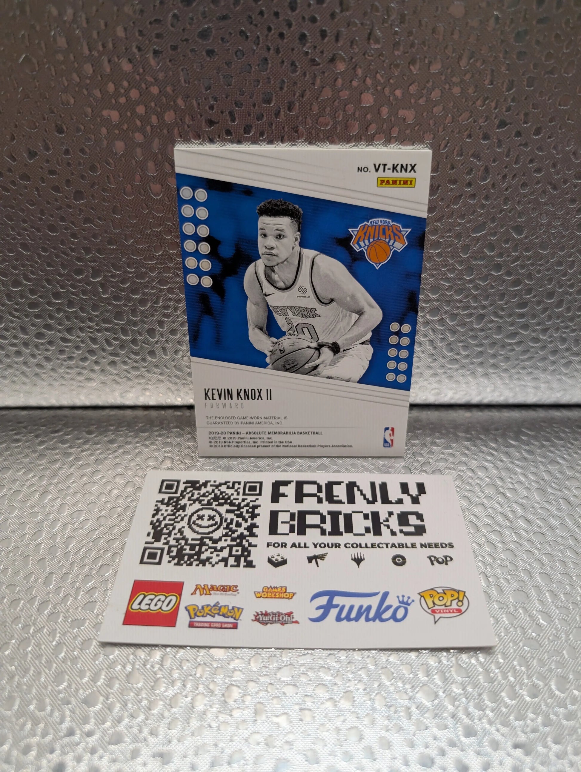 KEVIN KNOX II 2019/20 PANINI ABSOLUTE VETERAN DUAL GAME USED WORN JERSEY FRENLY BRICKS - Open 7 Days