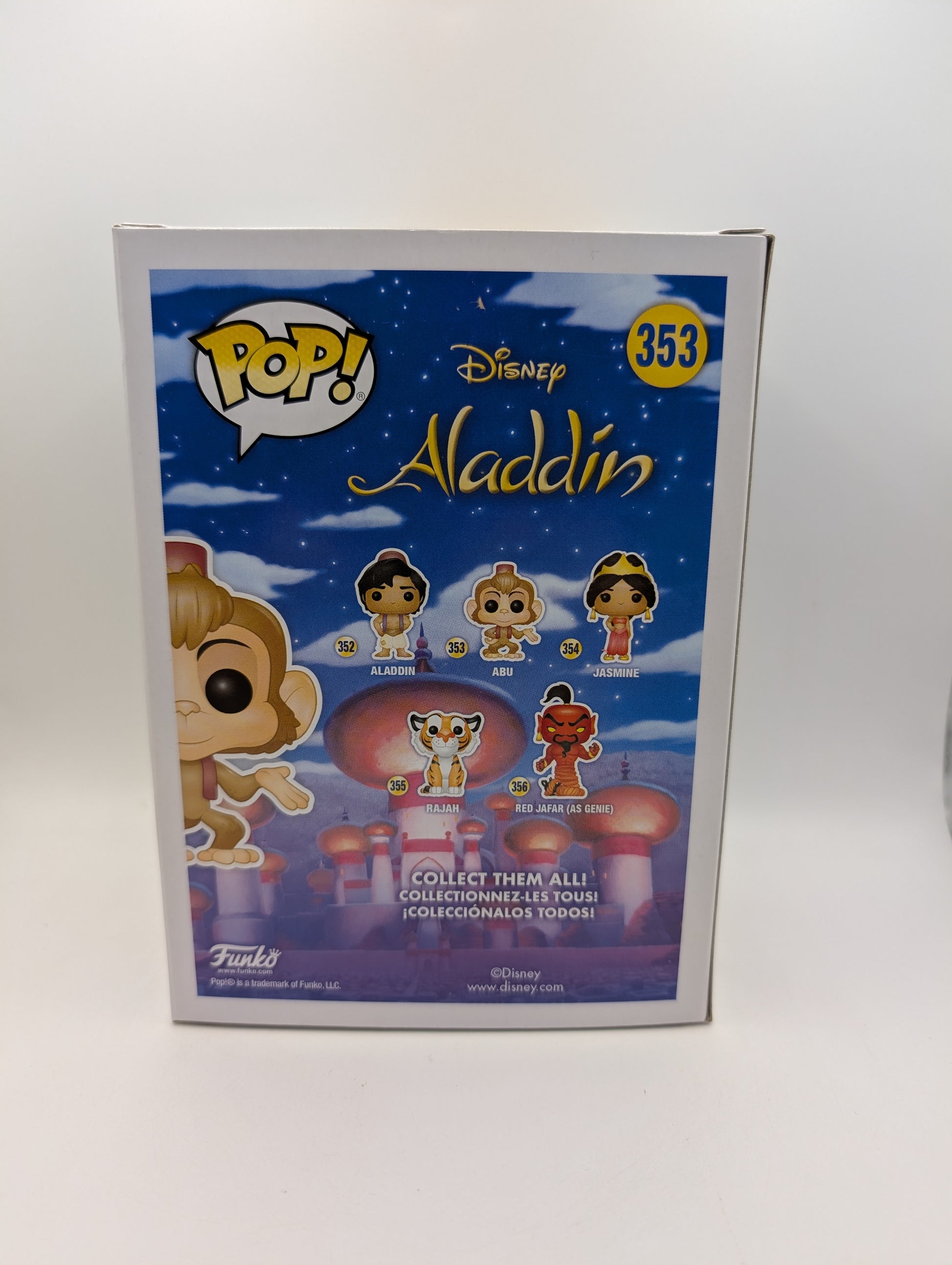 ABU #353 FUNKO POP VINYL FIGURE DISNEY ALADDIN