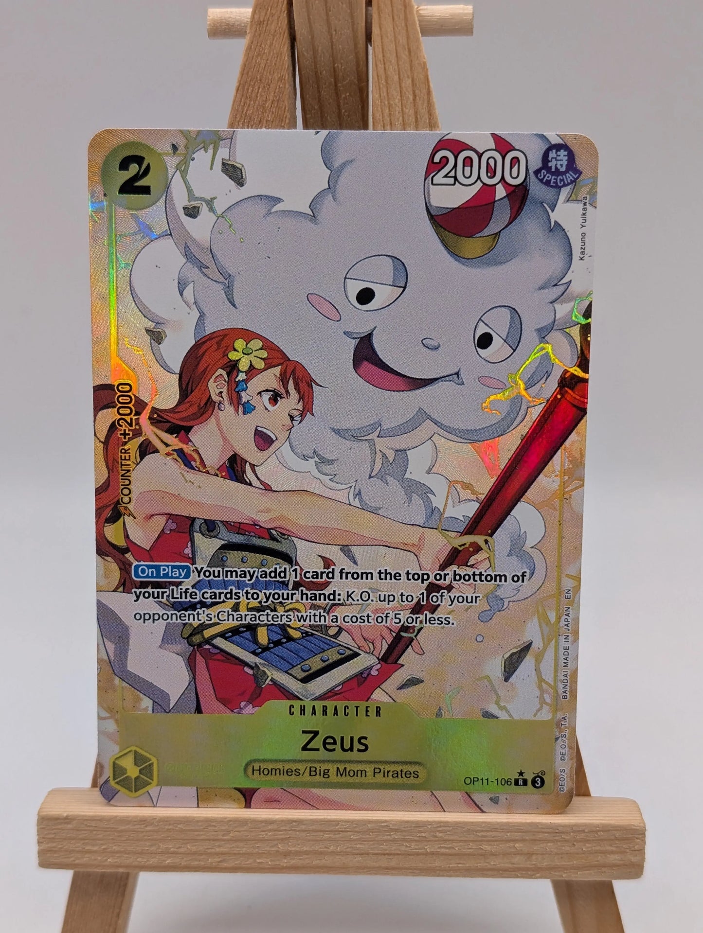 One Piece Card Game CCG TCG Zeus OP11-106 R Rare Alt Alternate FRENLY BRICKS - Open 7 Days