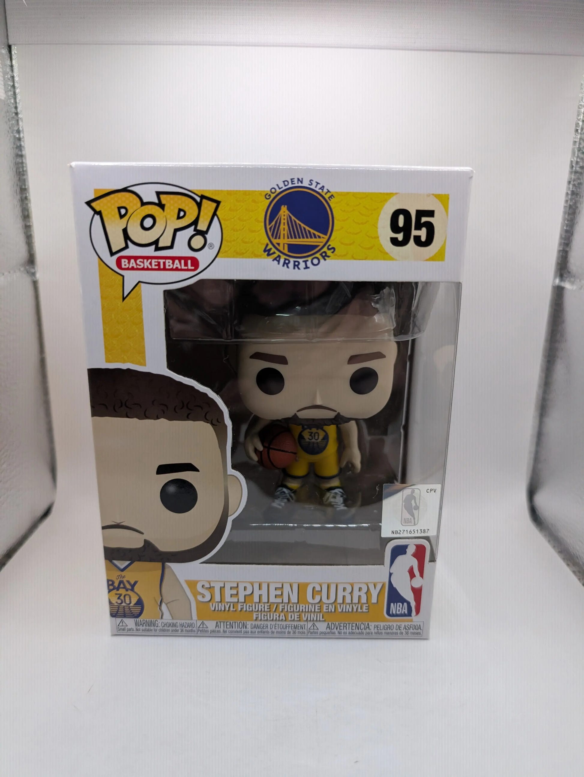 Funko POP! NBA Golden State Warriors: STEPHEN CURRY #95 image 1