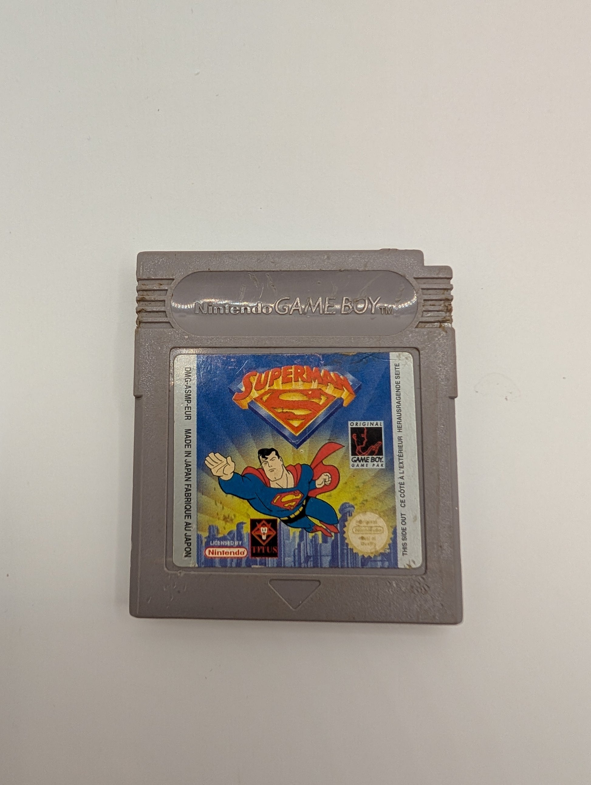 Superman (Nintendo Game Boy Original) Tested - Authentic FRENLY BRICKS - Open 7 Days