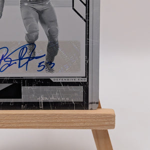 2020 Football Panini Playbook Brian Burns 1/1 Panthers #80 One of One Auto FRENLY BRICKS - Open 7 Days