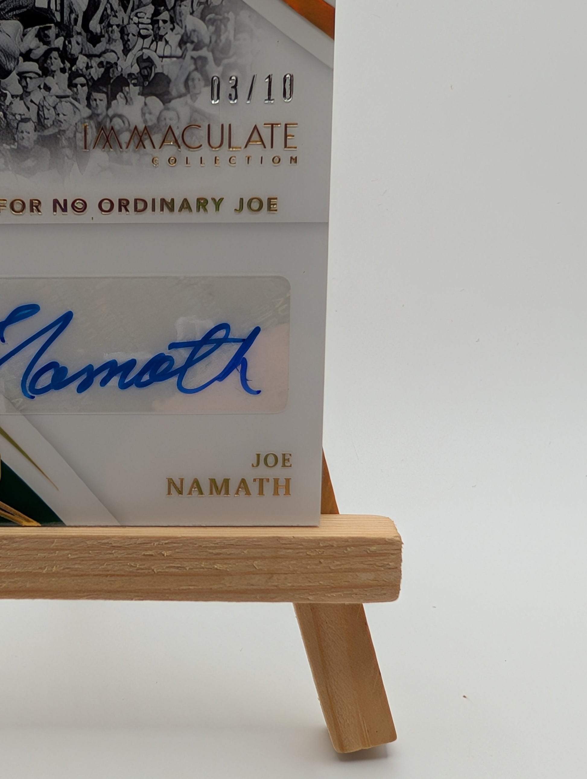 2023 Immaculate Joe Namath “Broadway Joe” Moments Auto #MA-JN - /10 FRENLY BRICKS - Open 7 Days