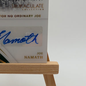 2023 Immaculate Joe Namath “Broadway Joe” Moments Auto #MA-JN - /10 FRENLY BRICKS - Open 7 Days