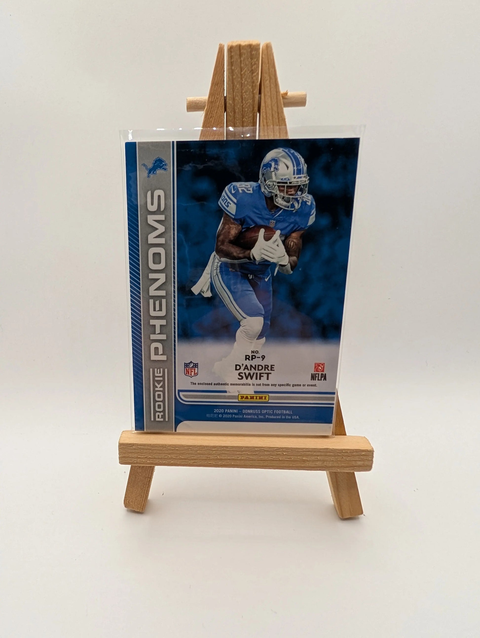 2020 Panini Donruss Optic Prizm De'Andre Swift RC White Jersey Patch FRENLY BRICKS - Open 7 Days