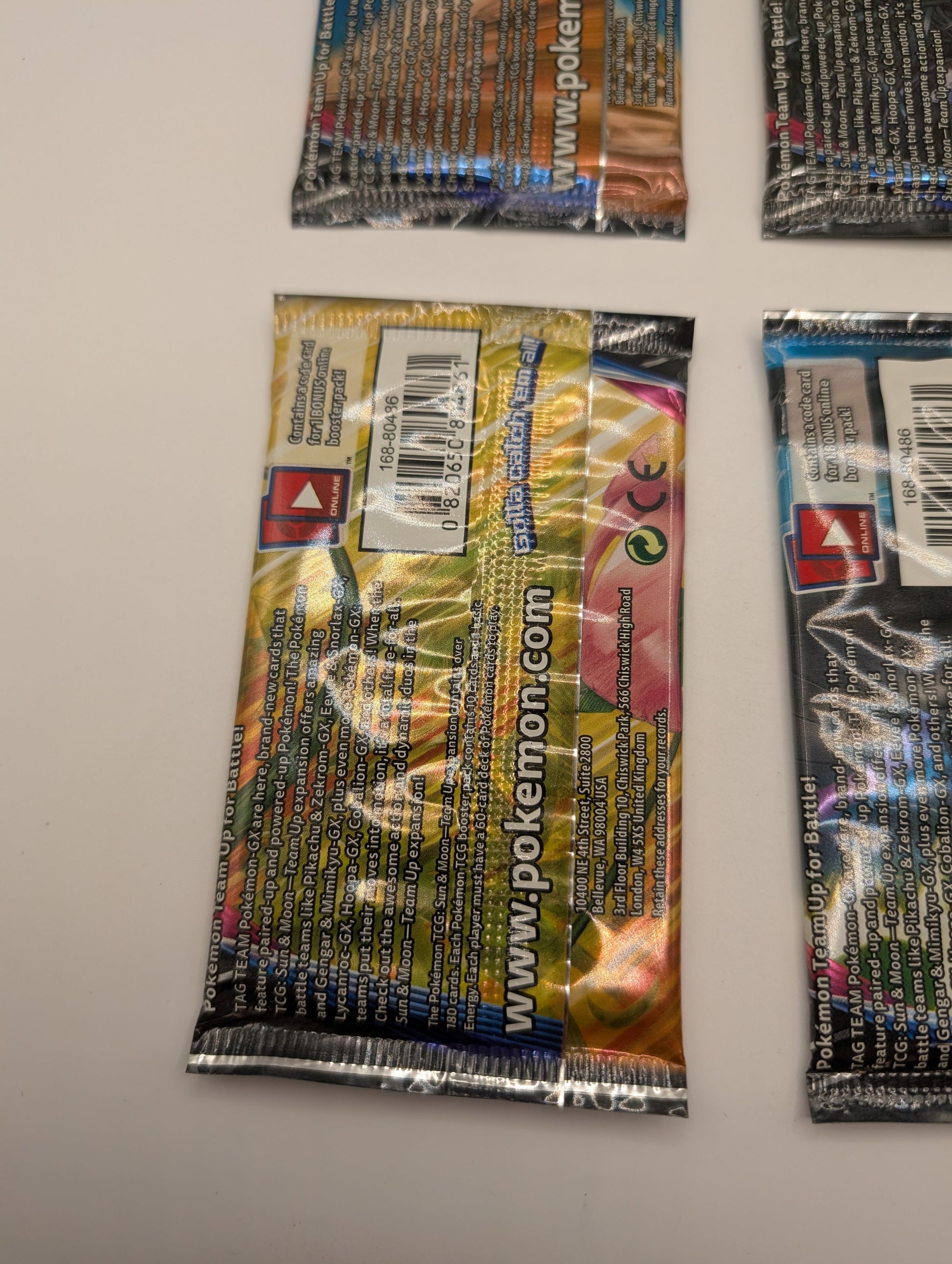 Pokemon TCG Sun & Moon Team Up 4 Booster Packs - Art Set FRENLY BRICKS - Open 7 Days