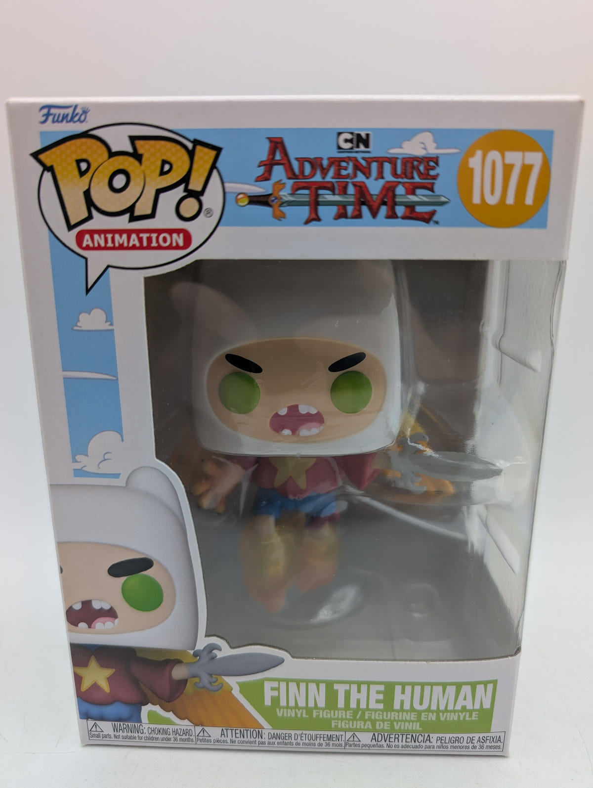 Funko Pop! Adventure Time Finn the Human #1077 Vinyl Figure image 1