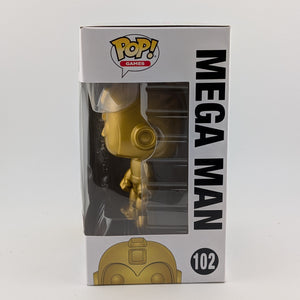 Funko POP! Games Megaman #102 Gold GameStop Exclusive New FRENLY BRICKS - Open 7 Days