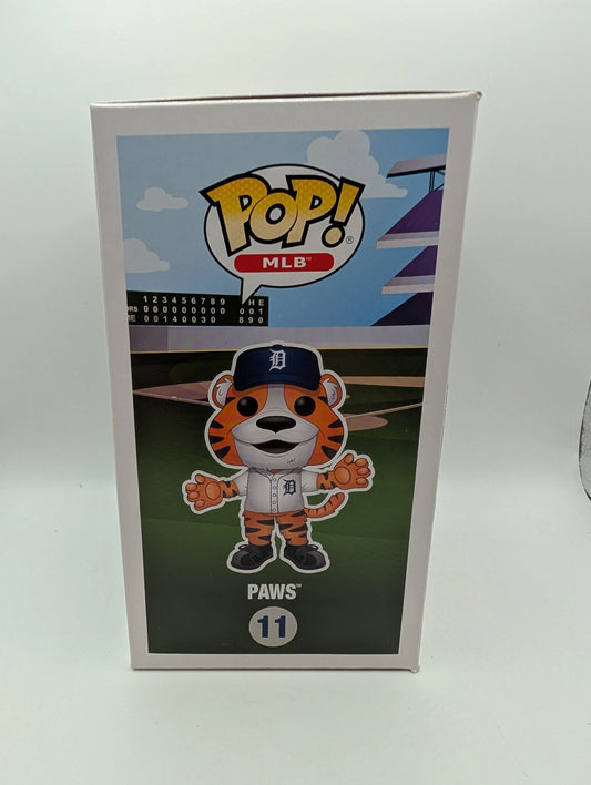 PAWS #11 Funko Pop! Sports (Vaulted) Detroit Tigers MLB Baseball RARE FRENLY BRICKS - Open 7 Days