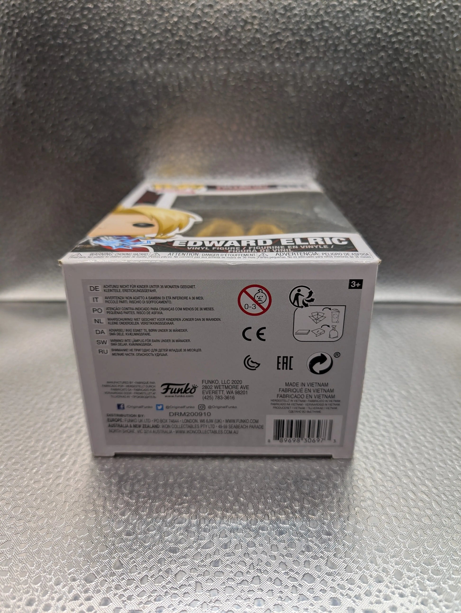 FUNKO Pop Vinyl Edward Fullmetal Alchemist Eleic #391 FRENLY BRICKS - Open 7 Days