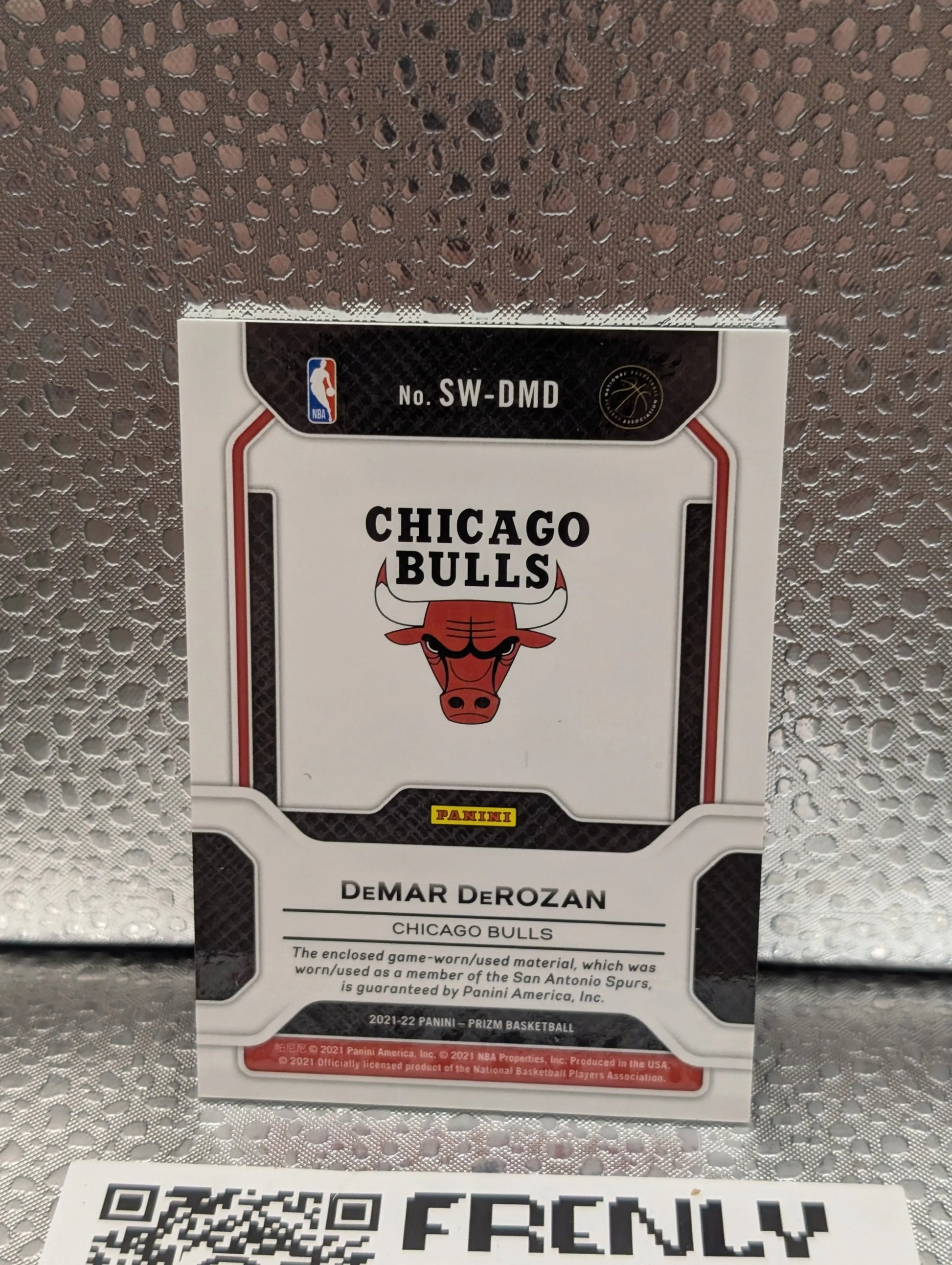 2021-22 Panini Prizm Sensational Swatches DeMar DeRozan #SW-DMD FRENLY BRICKS - Open 7 Days