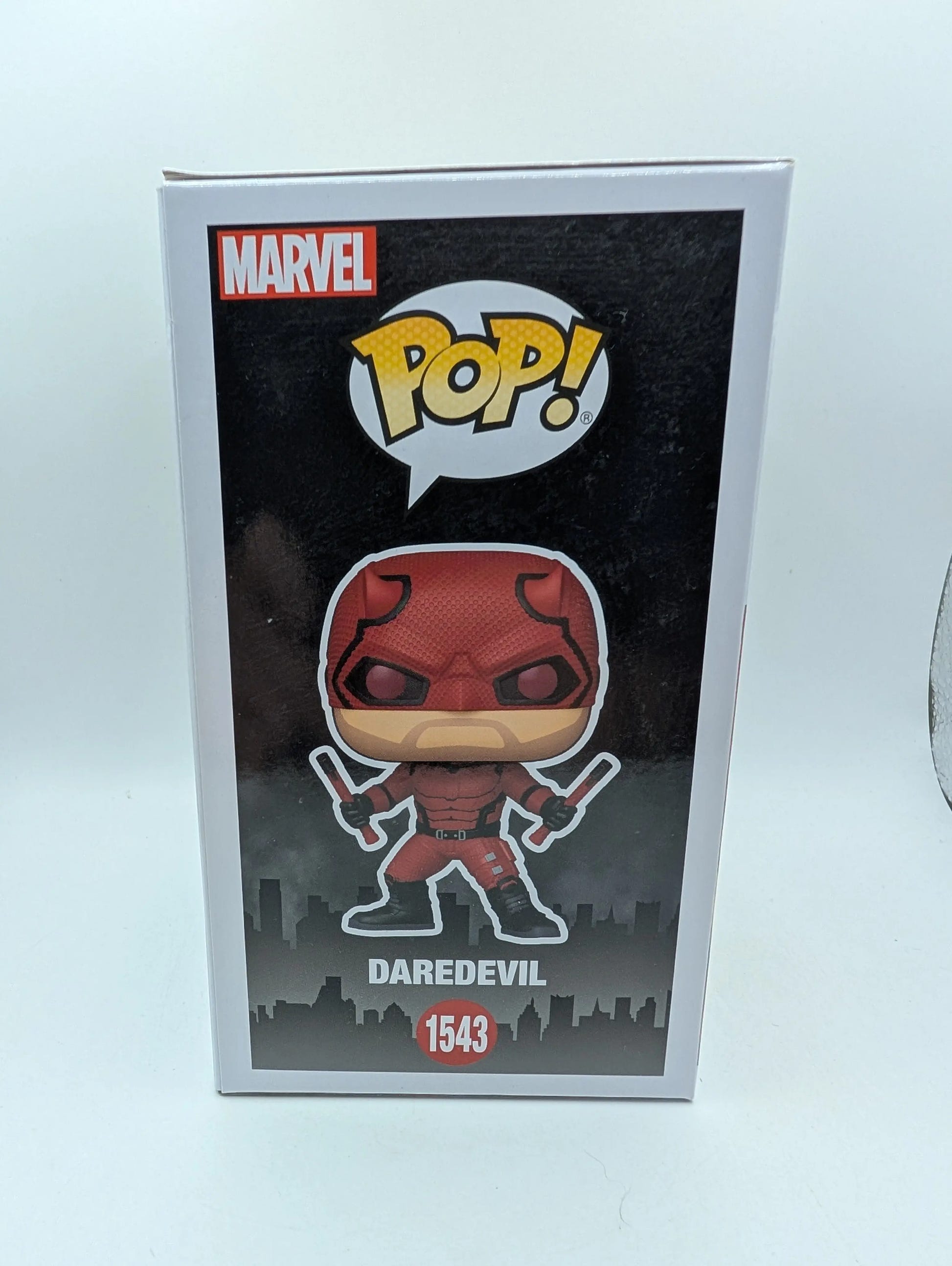 Funko POP! Marvel Daredevil Born Again #1543 Daredevil FRENLY BRICKS - Open 7 Days image 2