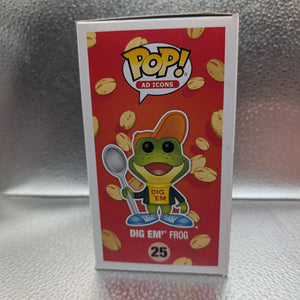 FUNKO Pop Vinyl Dig Em' Frog Ad Icons #25 FRENLY BRICKS - Open 7 Days