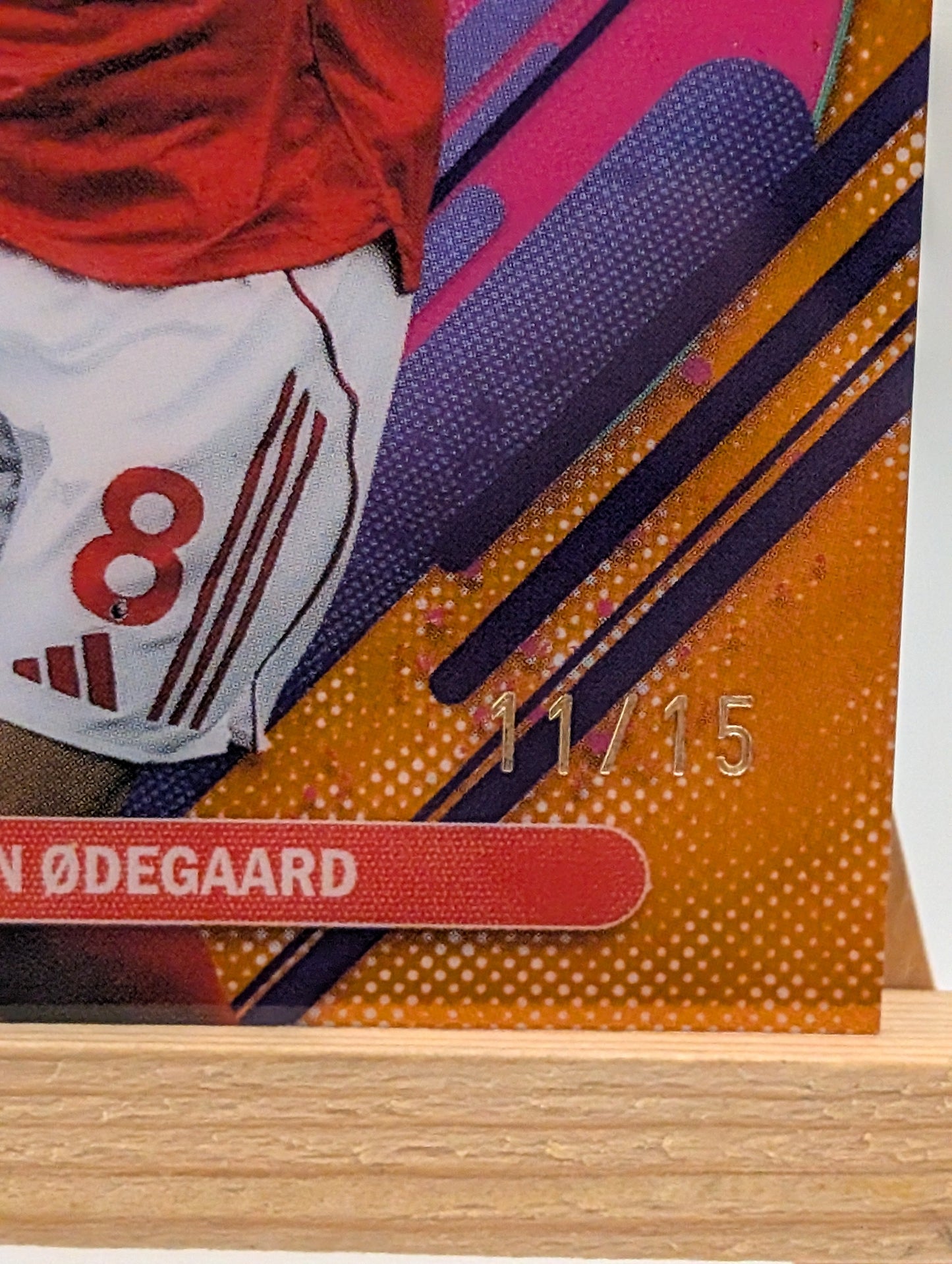 2025-26 TOPPS FINEST PREMIER MARTIN ODEGAARD RARE Orange Refractor /15 FRENLY BRICKS - Open 7 Days