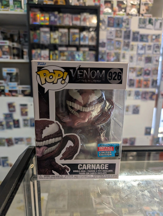 Funko Pop! VENOM Let There Be Carnage: #926 2021 Fall Convention VAULTED FRENLY BRICKS - Open 7 Days
