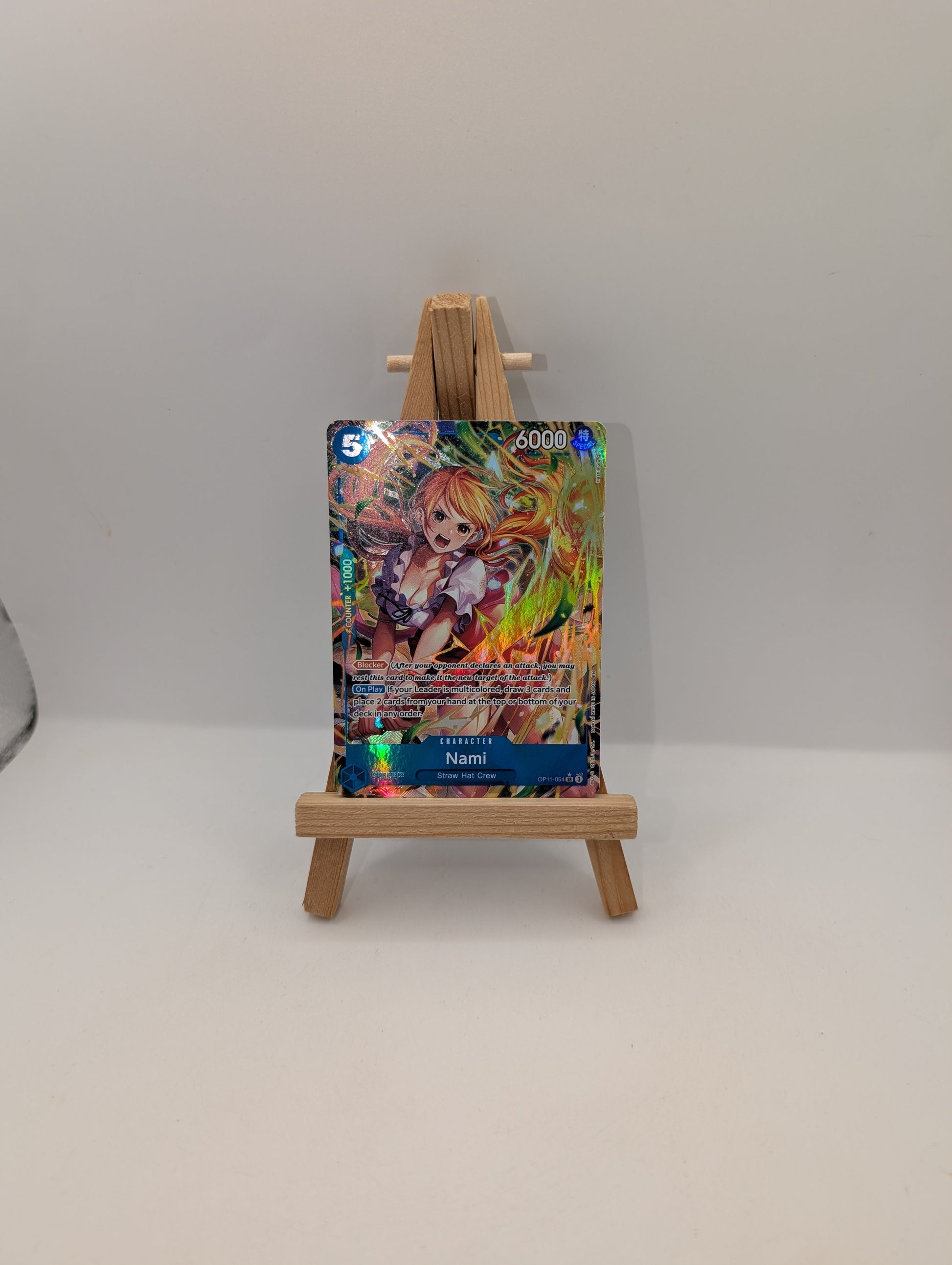 Nami OP11-054 (Alt Art) A Fist of Divine Speed One Piece Card Game English NM/m (2) FRENLY BRICKS - Open 7 Days