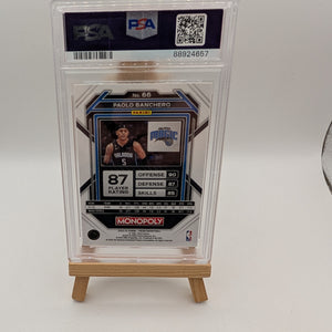 2022/23 Prizm Monopoly Rookie Signed PAOLO BANCHERO #66 Autograph PSA 10 FRENLY BRICKS - Open 7 Days