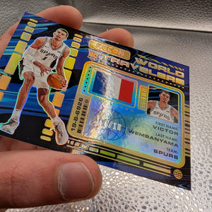 Victor Wembanyama 08/10 RC Recon World Travelers Panini FRENLY BRICKS - Open 7 Days