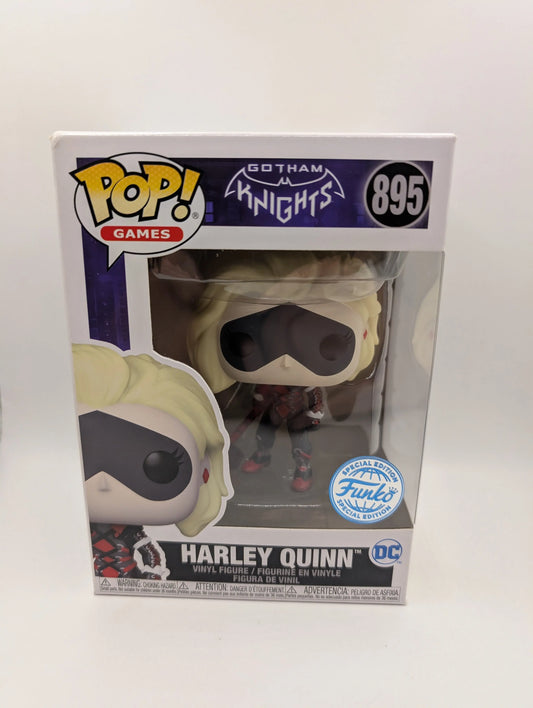 Funko Pop! Games Vinyl #895 - Batman Gotham Knights - Harley Quinn - Special Ed. FRENLY BRICKS - Open 7 Days