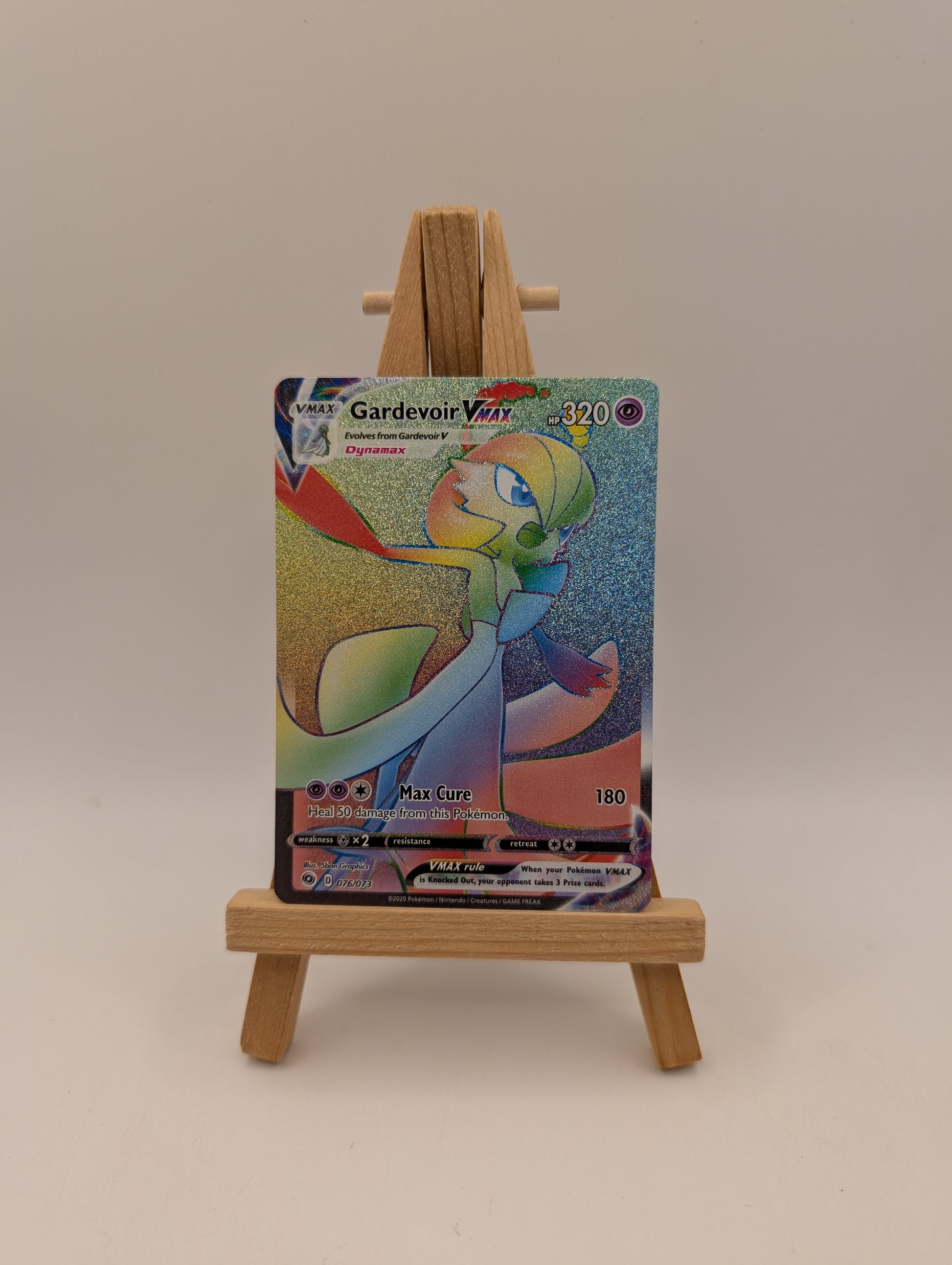 Pokémon TCG Gardevoir VMAX Champions Path 076/073 Holo Secret Rare Rainbow