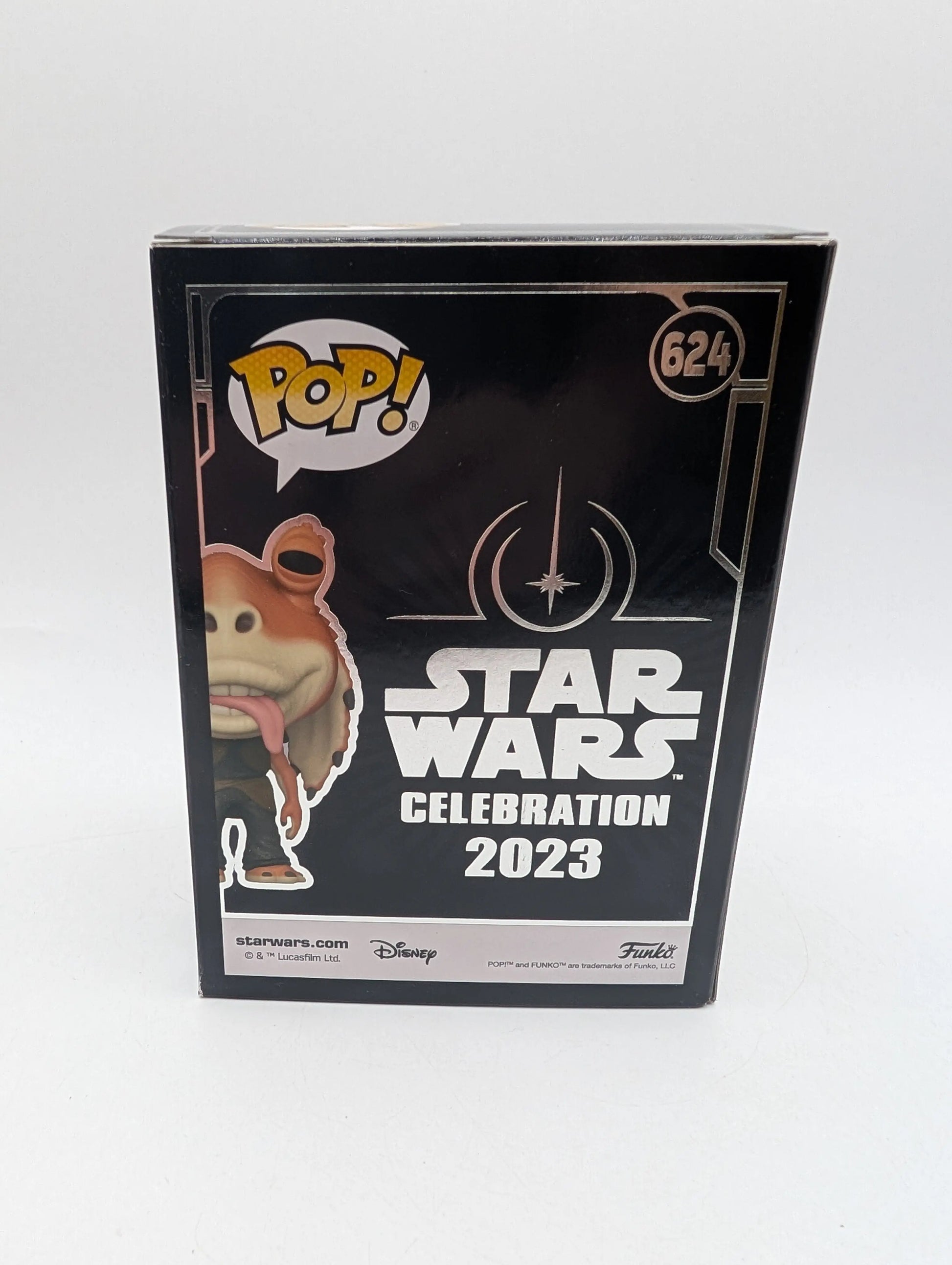 Jar Jar Binks Funko Pop! Vinyl #624 Star Wars 2023 Galactic Convention FRENLY BRICKS - Open 7 Days