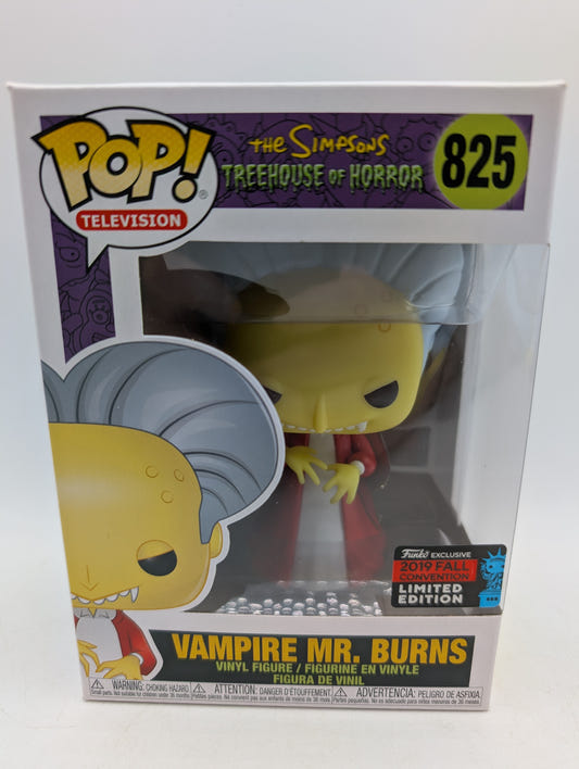 Funko POP! The Simpsons Treehouse of Horror Vampire Mr Burns 2019 Fall Con