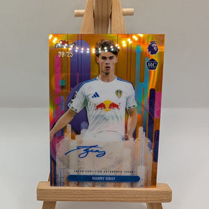 Harry Gray  2025-26 Topps Finest Premier  League RC Auto Gold /25 FRENLY BRICKS - Open 7 Days