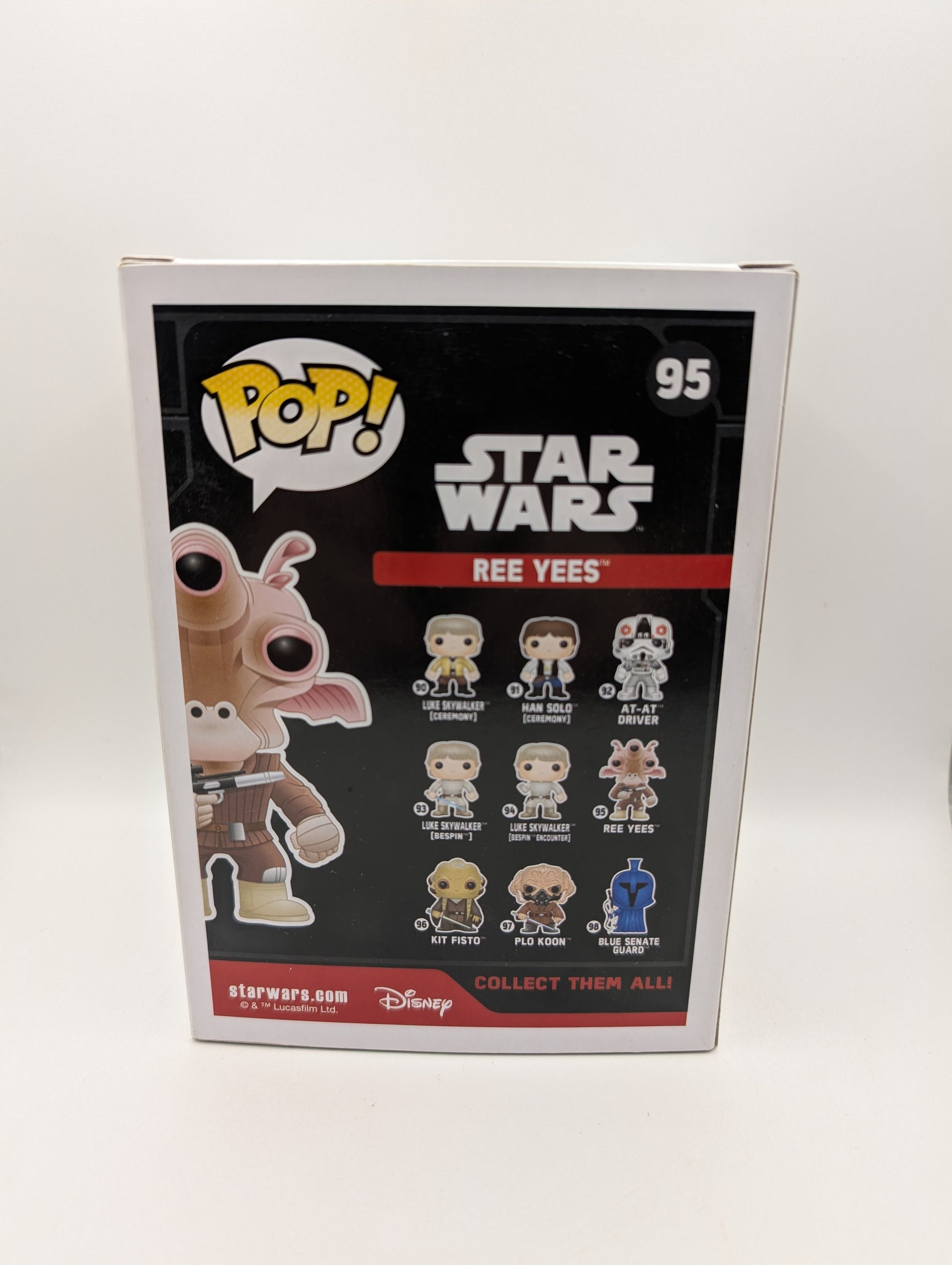Funko Pop! Star Wars Ree Yees #95 2016 FRENLY BRICKS - Open 7 Days