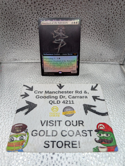 FOIL OVERLORD OF THE BALEMURK (EXTENDED ART) Duskmourn: House Of Horror DSK MTG 0377 FRENLY BRICKS - Open 7 Days