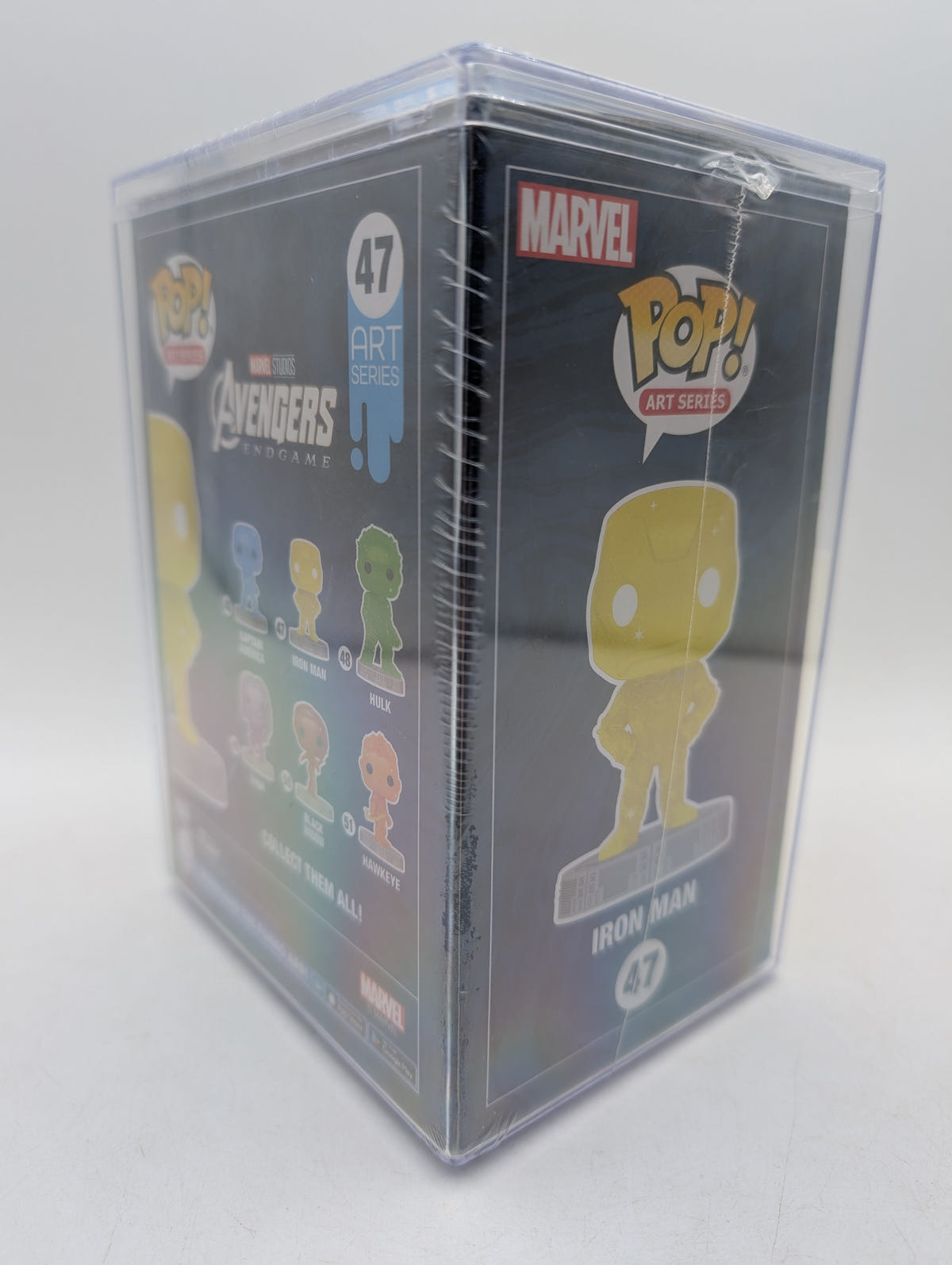 Funko 2021 Pop! Art Series #47 Iron Man Marvel Infinity Saga Sealed Protector, photo 6 image 6