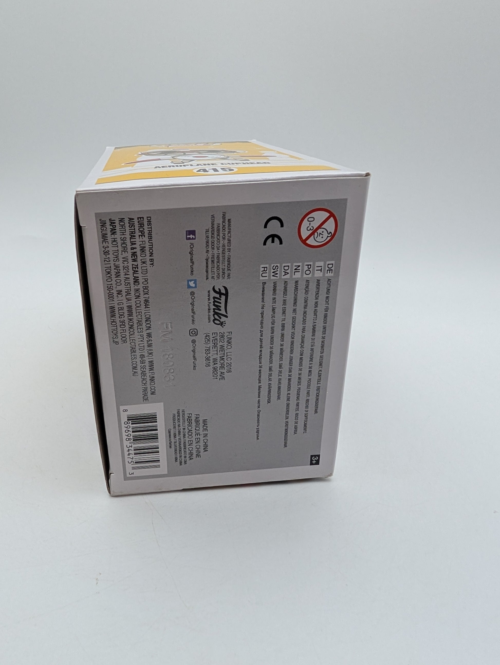 Games Funko Pop - Aeroplane Cuphead - Cuphead - No. 415 FRENLY BRICKS - Open 7 Days