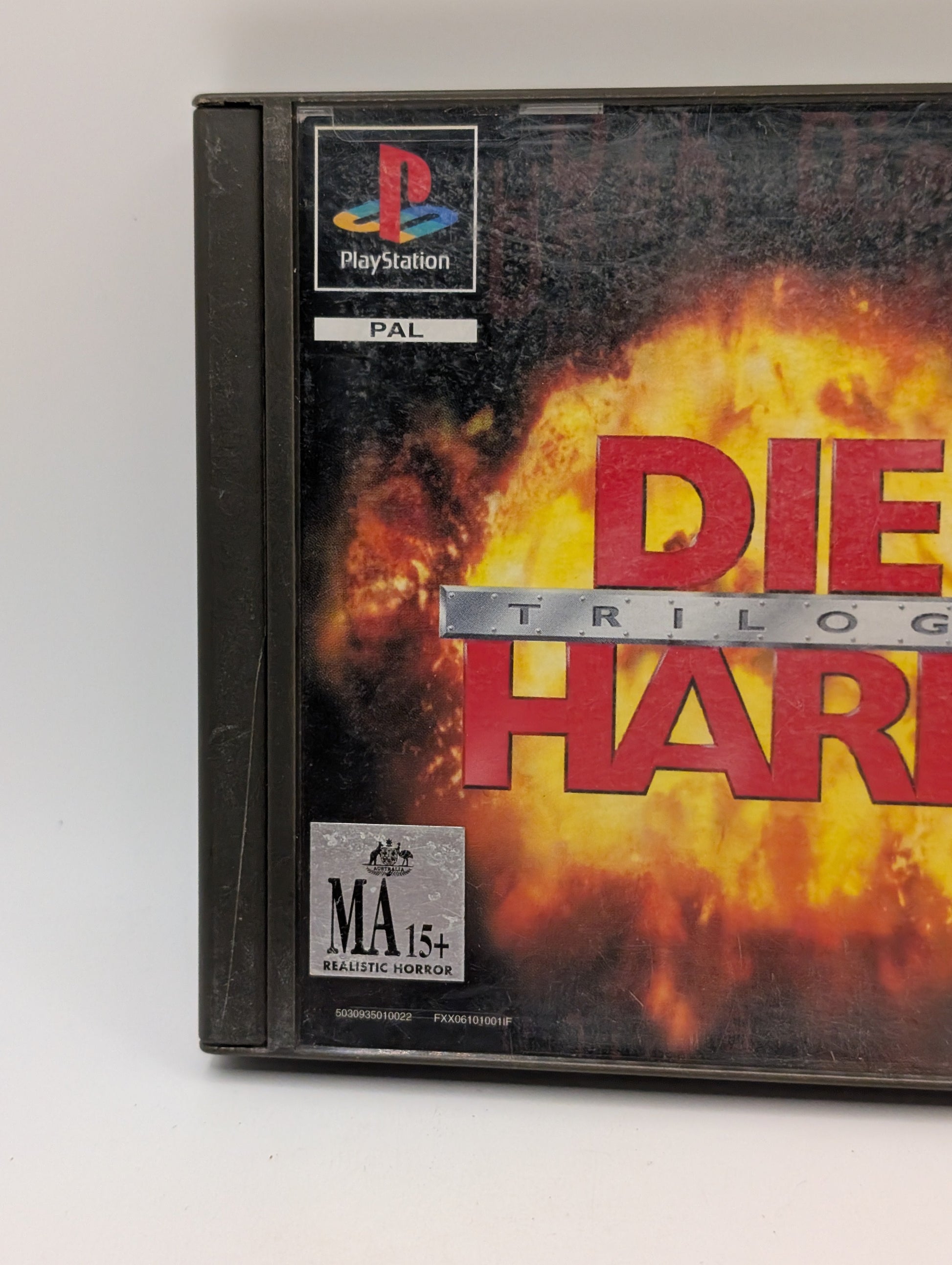 PS1 - Die Hard Trilogy Sony Playstation  One Game with Manual - PAL Tested FRENLY BRICKS - Open 7 Days
