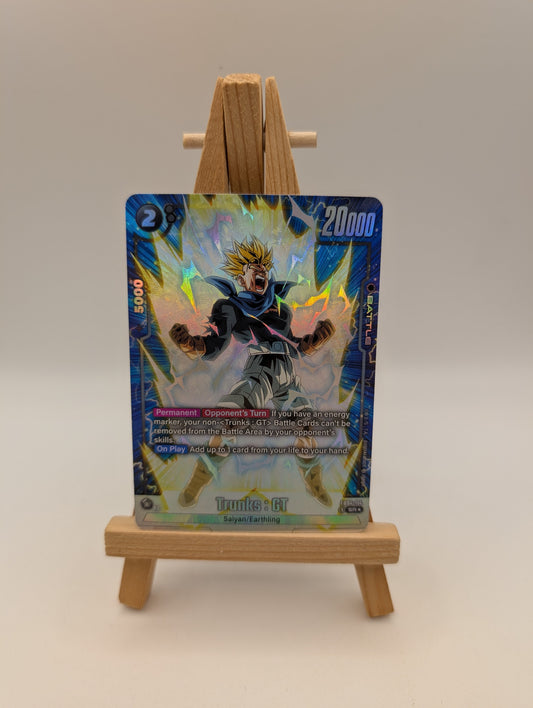 Dragon Ball Super Fusion World - Trunks : GT FB04-114 SR Alternate Art FRENLY BRICKS - Open 7 Days