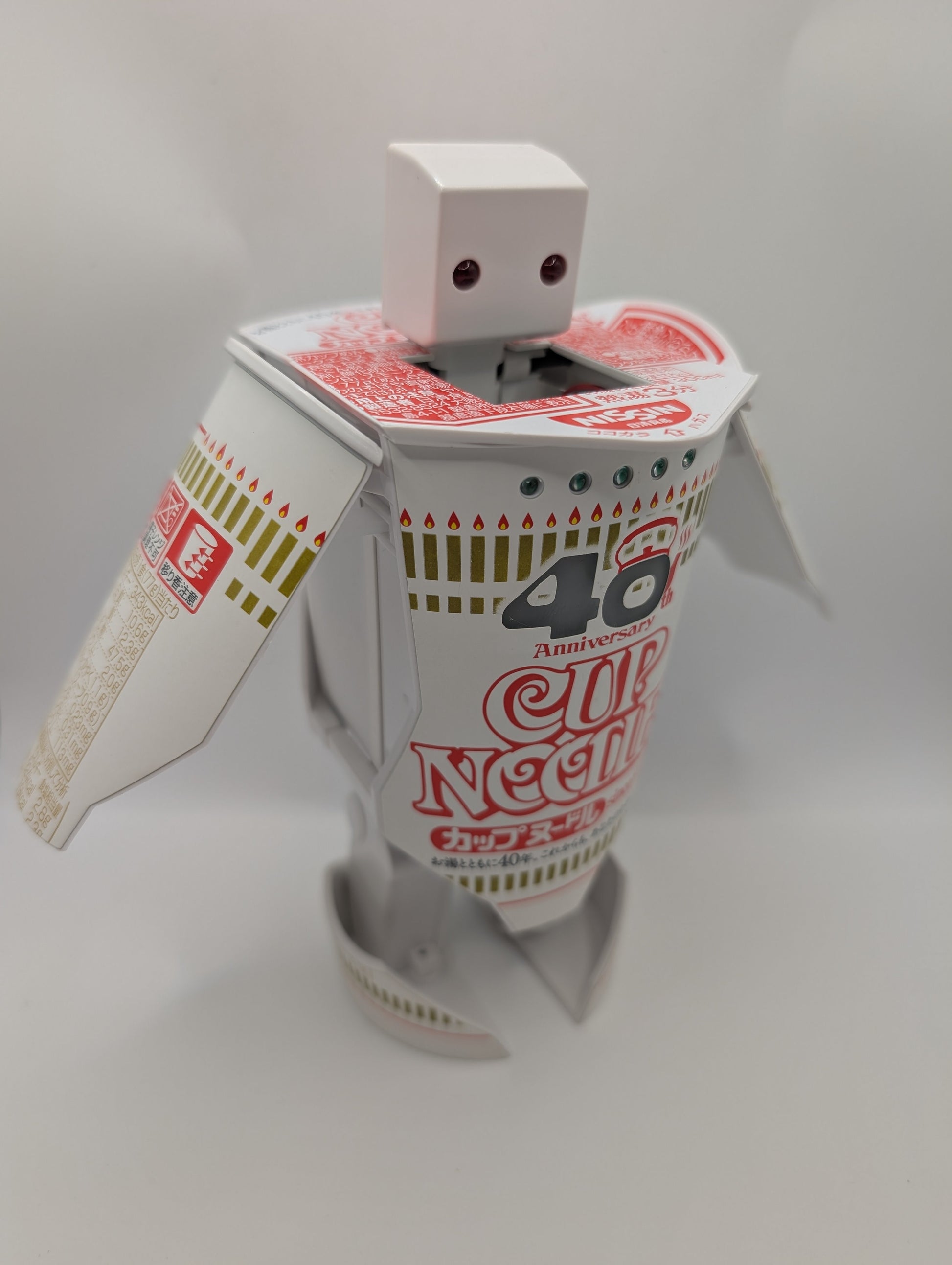 Nissin Cup Noodle ROBO TIMER Waltz Flowers Dance Robot Figure FRENLY BRICKS - Open 7 Days