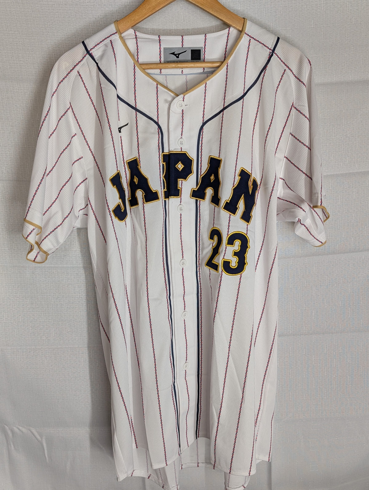 WBC Mizuno Samurai Japan "Nootbaar #23" White Home XL Jersey image 1