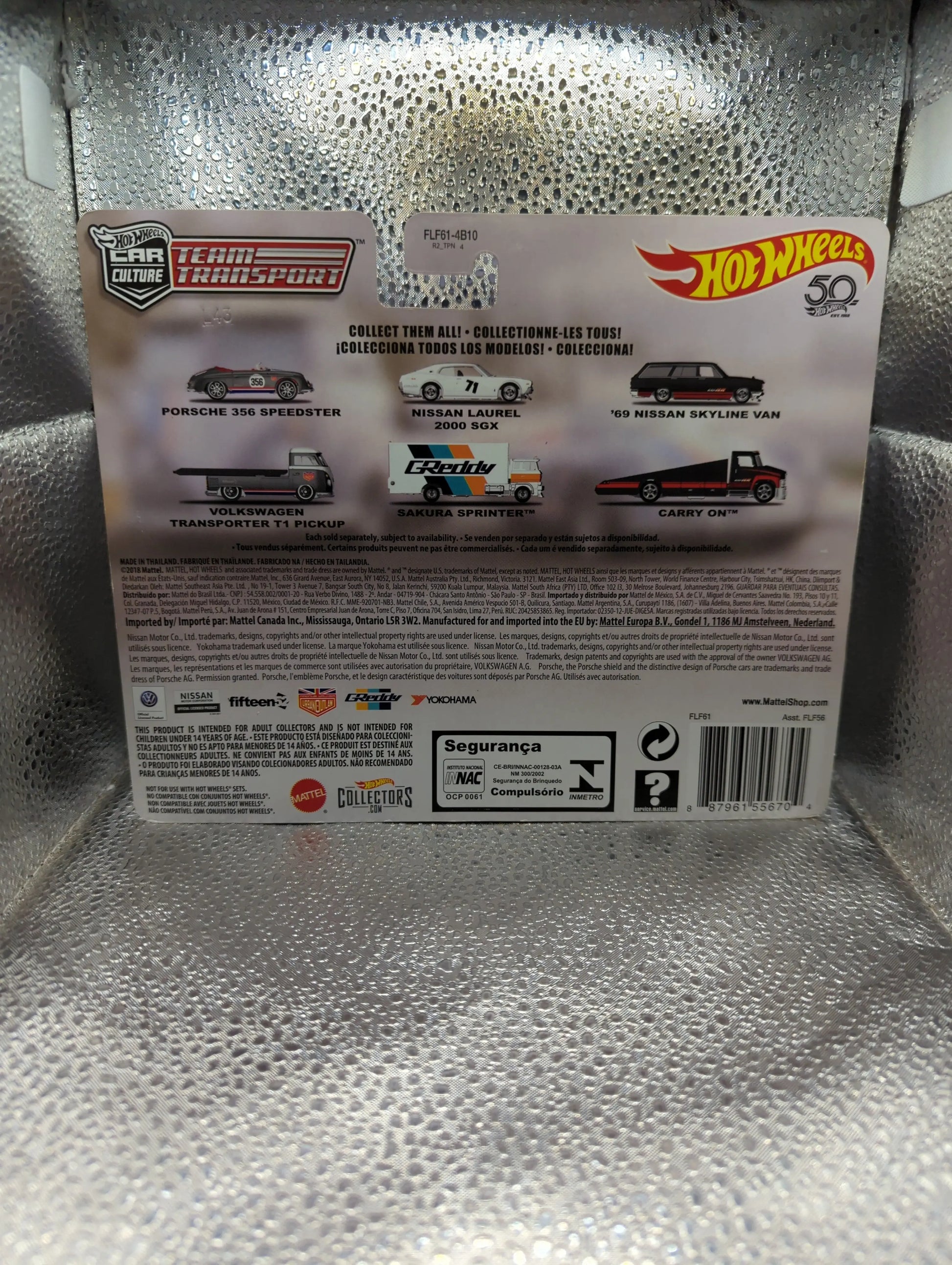 Hot Wheels Team Transport PORSCHE 356A OUTLAW & VW TRANSPORTER T1 PICKUP. #13. FRENLY BRICKS - Open 7 Days