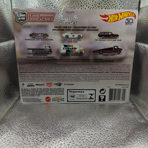 Hot Wheels Team Transport PORSCHE 356A OUTLAW & VW TRANSPORTER T1 PICKUP. #13. FRENLY BRICKS - Open 7 Days