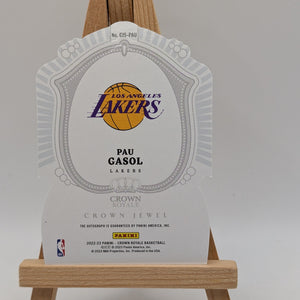 Pau Gasol 2022-23 Panini Crown Royale Jewel Signatures Auto /49 Lakers FRENLY BRICKS - Open 7 Days