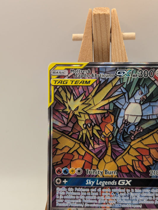Moltres, Zapdos & Articuno GX SM210 Pokemon Hidden Fates FULL ART Promo FRENLY BRICKS - Open 7 Days