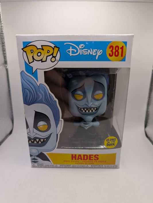 Disney Funko Pop - Hades (Glow) - Hercules - No. 381 FRENLY BRICKS - Open 7 Days