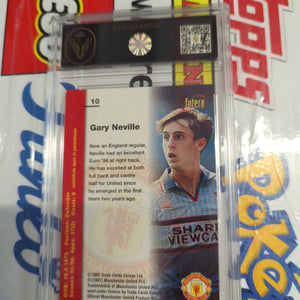 1997 Futera Manchester United Gary Neville #10 TCG 7 graded FRENLY BRICKS - Open 7 Days