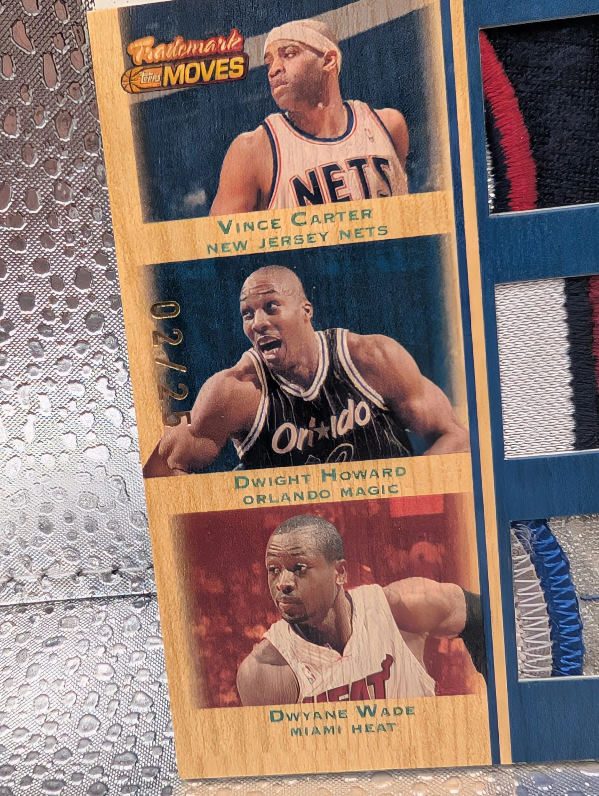 D Wade, V Carter, D Howard All Star Game Relics /25 - Topps Trademark Moves TTR-CHW FRENLY BRICKS - Open 7 Days