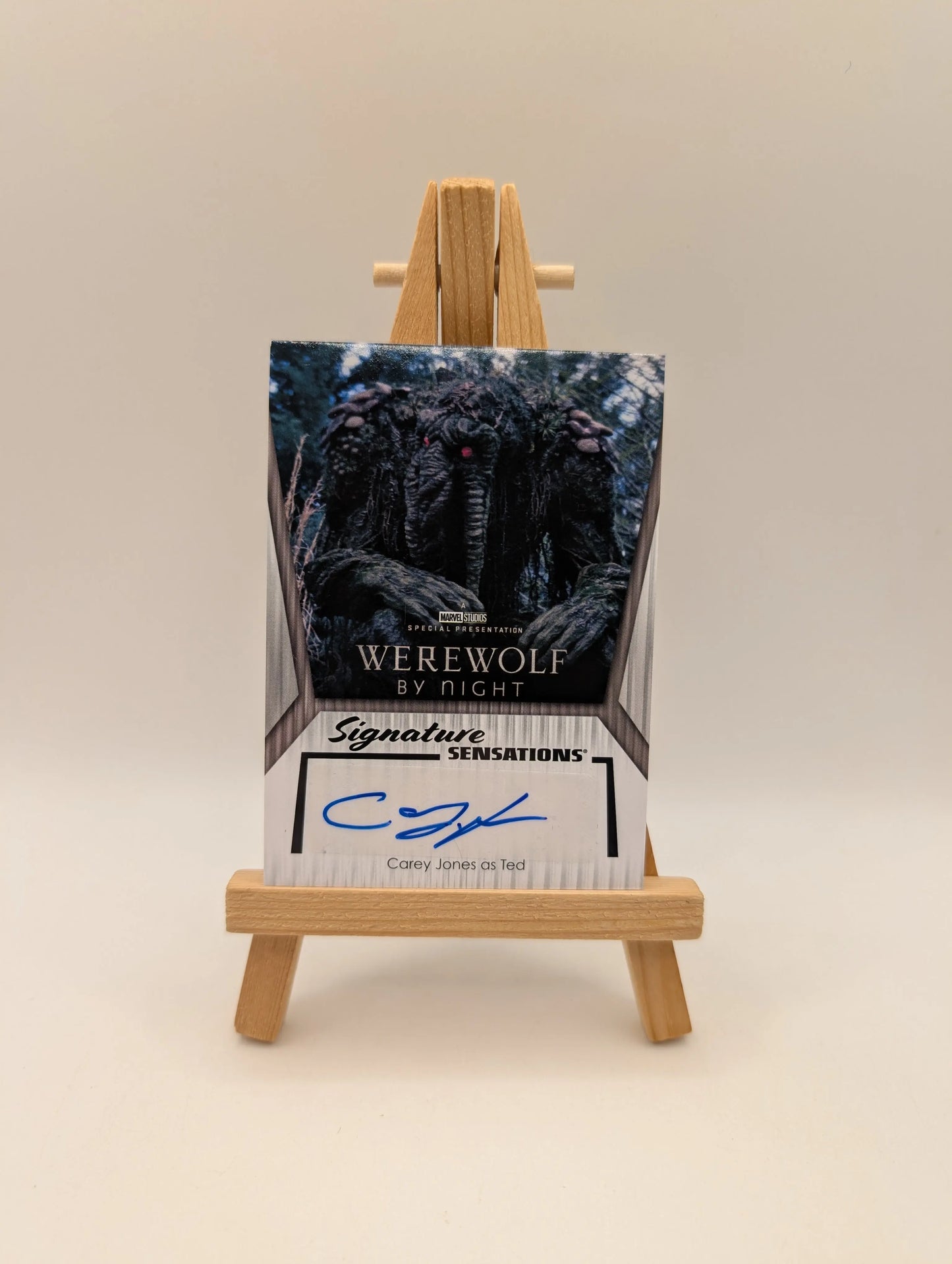 2024 Upper Deck Marvel Studios Disney+ Carey Jones Auto As Ted QTY Werewolf By FRENLY BRICKS - Open 7 Days