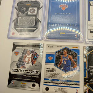 New York Knicks NBA Basketball Card Lot, Rookies, Patch, Auto, Graded, RJ Barret FRENLY BRICKS - Open 7 Days