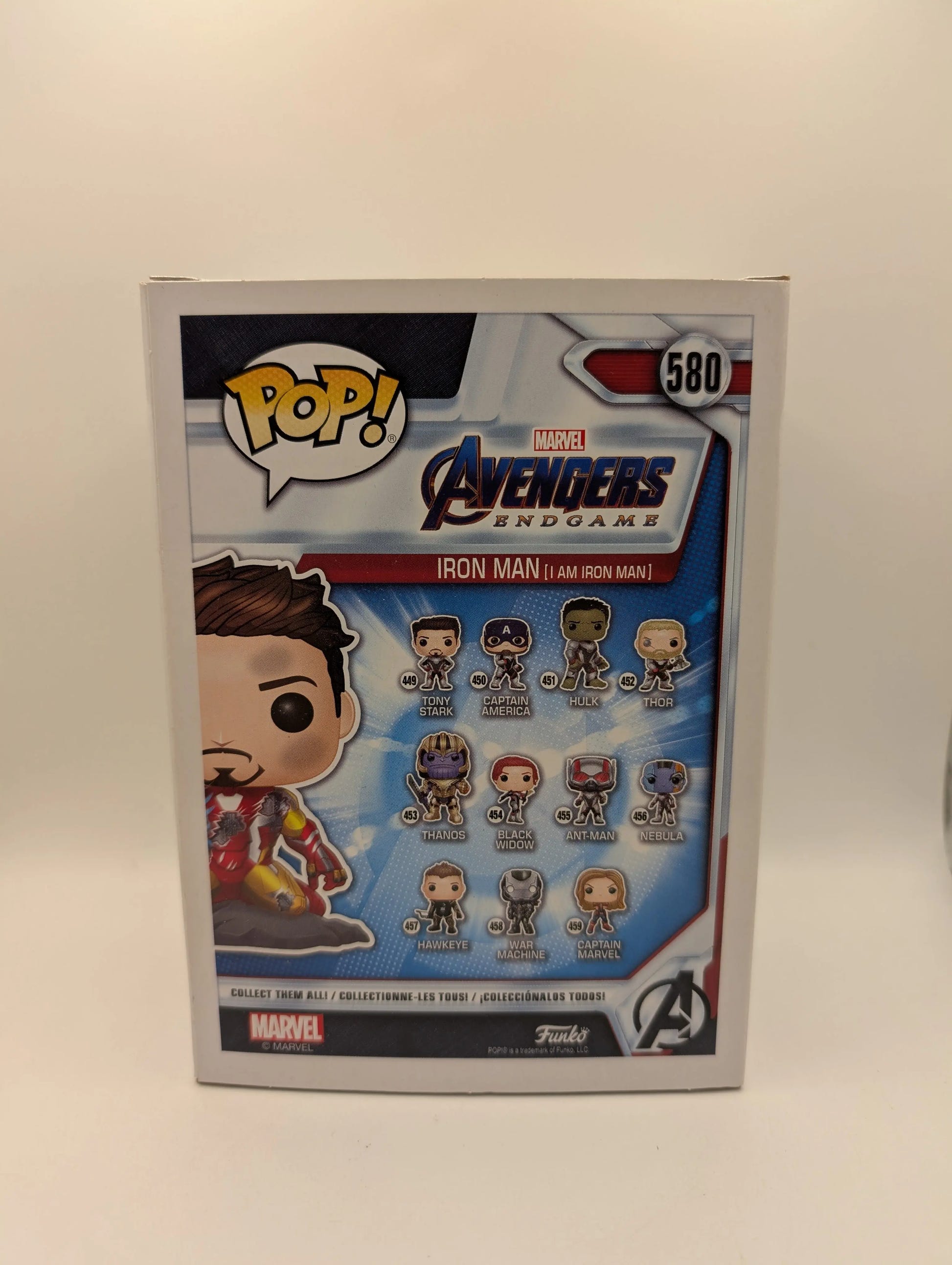Iron Man I Am Iron Man Glow 580 Avengers Endgame Marvel Funko Pop Vinyl FRENLY BRICKS - Open 7 Days image 3