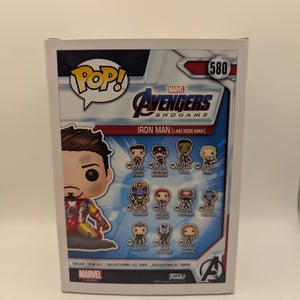 Iron Man I Am Iron Man Glow 580 Avengers Endgame Marvel Funko Pop Vinyl