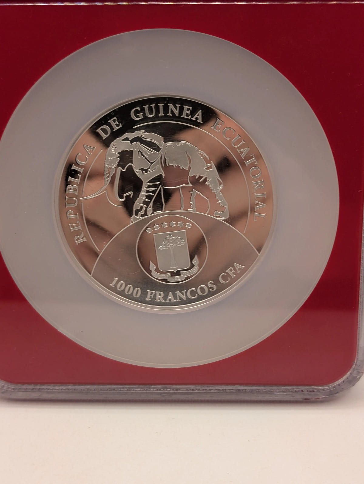 Equatorial Guinea 2017 Silver 1,000 Francos Donald Trump Inaugural Releases NGC Proof-70 UC (Red Frame Holder FRENLY BRICKS - Open 7 Days image 8